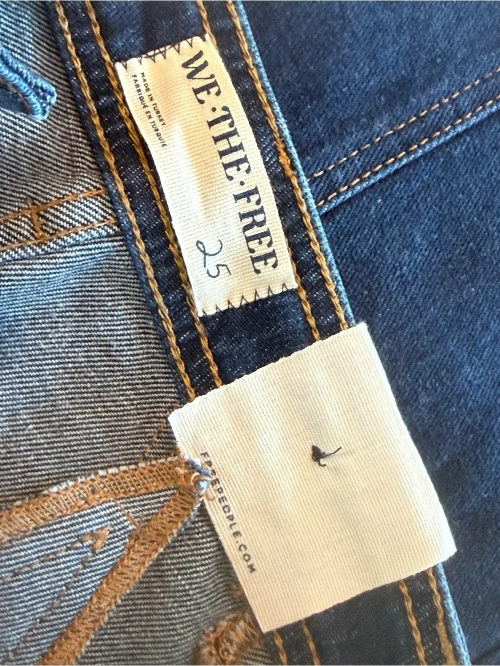 Free People We The Free Firecracker Flare Jeans in Texas Tux Star